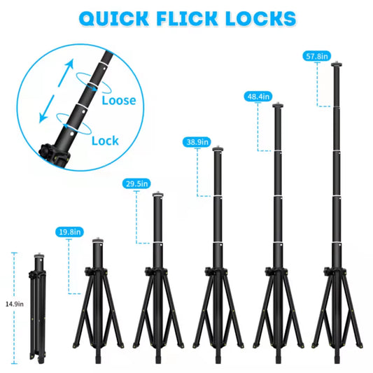 Led Ring Light with Tripod for Photography, Ring Lamp with Mobile Holder, Round, for Live Smartphone, Ring Light 26Cm for Tik Tok, Youtube, Instagram, Facebook, Etc.